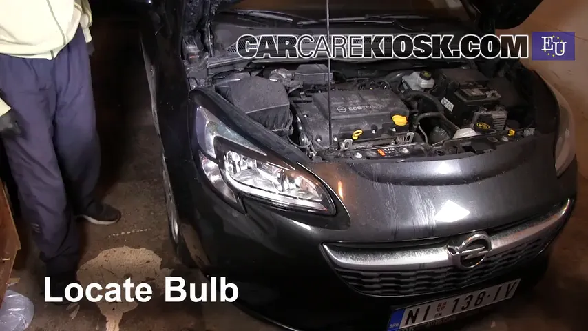 2015 Opel Corsa Enjoy 1.4L 4 Cyl. Turbo Lights Turn Signal - Front (replace bulb)